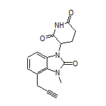 3-[3-Methyl-2-oxo-4-(prop-2-yn-1-yl)-2,3-dihydro-1H-benzo[d]imidazol-1-yl]piperidine-2,6-dione