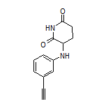 3-[(3-Ethynylphenyl)amino]piperidine-2,6-dione