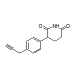 3-[4-(Prop-2-yn-1-yl)phenyl]piperidine-2,6-dione