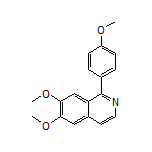 6,7-Dimethoxy-1-(4-methoxyphenyl)isoquinoline