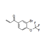 1-[3-Bromo-4-(trifluoromethoxy)phenyl]prop-2-en-1-one