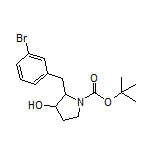 2-(3-Bromobenzyl)-1-Boc-pyrrolidin-3-ol