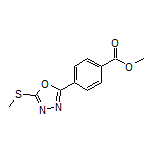 Methyl 4-[5-(Methylthio)-1,3,4-oxadiazol-2-yl]benzoate