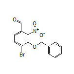 3-(Benzyloxy)-4-bromo-2-nitrobenzaldehyde