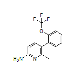 6-Methyl-5-[2-(trifluoromethoxy)phenyl]pyridin-2-amine