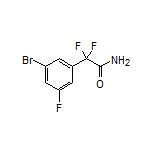 2-(3-Bromo-5-fluorophenyl)-2,2-difluoroacetamide