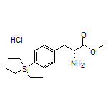 Methyl (R)-2-Amino-3-[4-(triethylsilyl)phenyl]propanoate Hydrochloride
