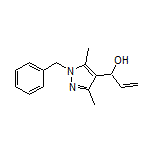 1-(1-Benzyl-3,5-dimethyl-4-pyrazolyl)prop-2-en-1-ol