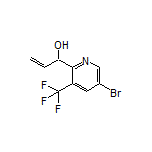 1-[5-Bromo-3-(trifluoromethyl)-2-pyridyl]prop-2-en-1-ol