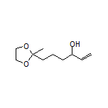 6-(2-Methyl-1,3-dioxolan-2-yl)hex-1-en-3-ol