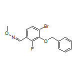 3-(Benzyloxy)-4-bromo-2-fluorobenzaldehyde O-Methyl Oxime