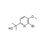 2-(6-Bromo-5-methoxypyridin-2-yl)propan-2-ol