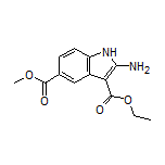 3-Ethyl 5-Methyl 2-Amino-1H-indole-3,5-dicarboxylate