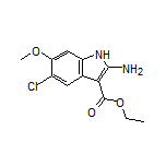 Ethyl 2-Amino-5-chloro-6-methoxy-1H-indole-3-carboxylate