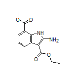 3-Ethyl 7-Methyl 2-Amino-1H-indole-3,7-dicarboxylate