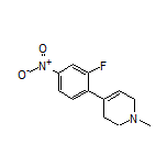 4-(2-Fluoro-4-nitrophenyl)-1-methyl-1,2,3,6-tetrahydropyridine