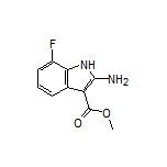 Methyl 2-Amino-7-fluoro-1H-indole-3-carboxylate