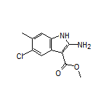 Methyl 2-Amino-5-chloro-6-methyl-1H-indole-3-carboxylate