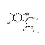Ethyl 2-Amino-5-chloro-6-methyl-1H-indole-3-carboxylate