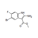 Methyl 2-Amino-5-bromo-6-fluoro-1H-indole-3-carboxylate