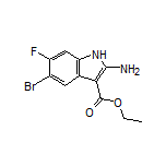 Ethyl 2-Amino-5-bromo-6-fluoro-1H-indole-3-carboxylate
