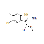 Methyl 2-Amino-5-bromo-6-methyl-1H-indole-3-carboxylate