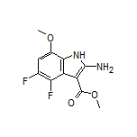 Methyl 2-Amino-4,5-difluoro-7-methoxy-1H-indole-3-carboxylate