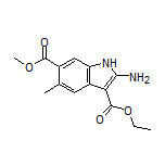 3-Ethyl 6-Methyl 2-Amino-5-methyl-1H-indole-3,6-dicarboxylate