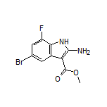Methyl 2-Amino-5-bromo-7-fluoro-1H-indole-3-carboxylate