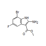 Methyl 2-Amino-7-bromo-5-fluoro-1H-indole-3-carboxylate