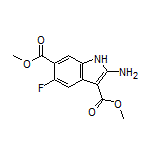 Dimethyl 2-Amino-5-fluoro-1H-indole-3,6-dicarboxylate