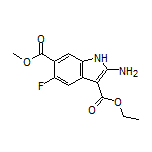 3-Ethyl 6-Methyl 2-Amino-5-fluoro-1H-indole-3,6-dicarboxylate