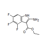Ethyl 2-Amino-4,5,6-trifluoro-1H-indole-3-carboxylate
