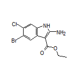 Ethyl 2-Amino-5-bromo-6-chloro-1H-indole-3-carboxylate