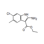 Ethyl 2-Amino-6-chloro-5-methyl-1H-indole-3-carboxylate