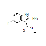 Ethyl 2-Amino-5-fluoro-4-methyl-1H-indole-3-carboxylate