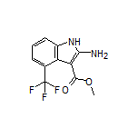 Methyl 2-Amino-4-(trifluoromethyl)-1H-indole-3-carboxylate
