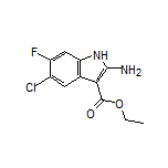 Ethyl 2-Amino-5-chloro-6-fluoro-1H-indole-3-carboxylate