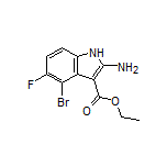 Ethyl 2-Amino-4-bromo-5-fluoro-1H-indole-3-carboxylate