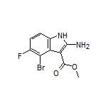 Methyl 2-Amino-4-bromo-5-fluoro-1H-indole-3-carboxylate
