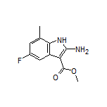 Methyl 2-Amino-5-fluoro-7-methyl-1H-indole-3-carboxylate