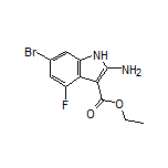 Ethyl 2-Amino-6-bromo-4-fluoro-1H-indole-3-carboxylate