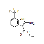 Ethyl 2-Amino-7-(trifluoromethyl)-1H-indole-3-carboxylate