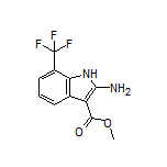 Methyl 2-Amino-7-(trifluoromethyl)-1H-indole-3-carboxylate