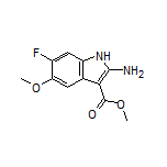 Methyl 2-Amino-6-fluoro-5-methoxy-1H-indole-3-carboxylate