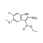 Ethyl 2-Amino-6-fluoro-5-methoxy-1H-indole-3-carboxylate