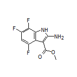 Methyl 2-Amino-4,6,7-trifluoro-1H-indole-3-carboxylate