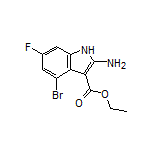 Ethyl 2-Amino-4-bromo-6-fluoro-1H-indole-3-carboxylate