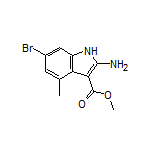 Methyl 2-Amino-6-bromo-4-methyl-1H-indole-3-carboxylate