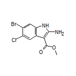 Methyl 2-Amino-6-bromo-5-chloro-1H-indole-3-carboxylate